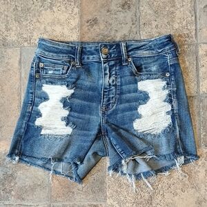 American Eagle Hi-rise Shortie Next Level Stretch Size 4